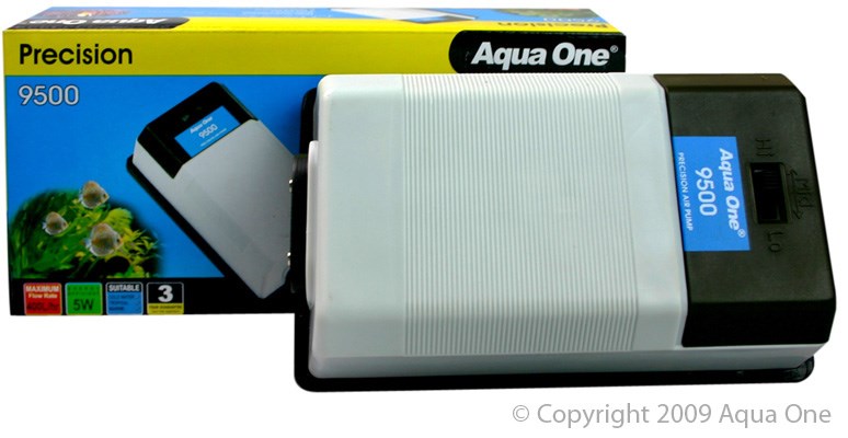 AQUA ONE AIR PUMP 9500 PRECISION TWIN 2x200LH