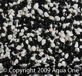 GRAVEL WHITE/BLACK 2KG 2MM