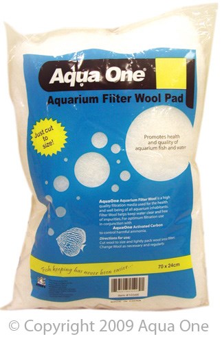 AQUA ONE FILTER WOOL COARSE 70X24CM