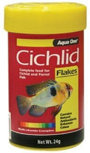 AQUA ONE CICHLID FLAKE FOOD 24G