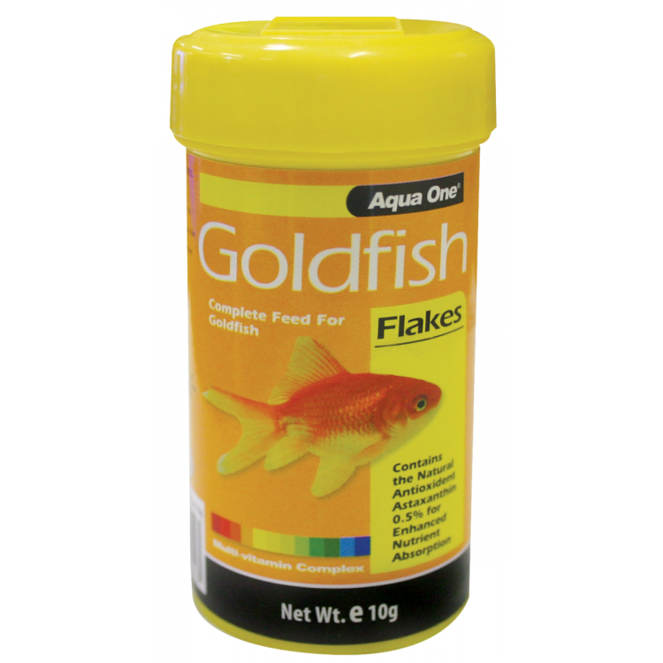 AQUA ONE GOLDFISH FLAKE FOOD 10G