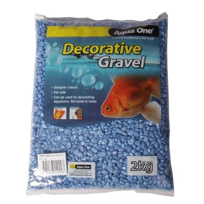 GRAVEL METALLIC BLUE 2KG