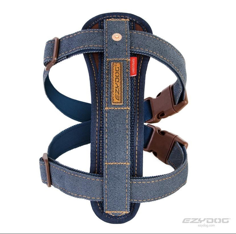 *EZYDOG HARNESS CP SML DENIM
