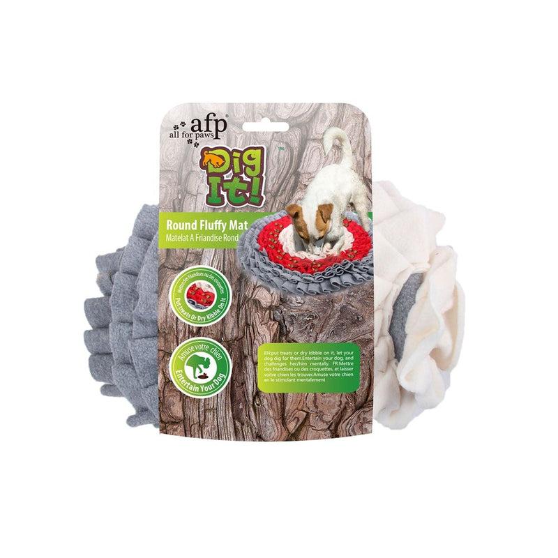 AFP DIG IT PLAY & TREAT ROUND FLUFFY MAT