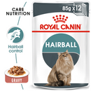 ROYAL CANIN CAT WET HAIRBALL CARE GRAVY BOX 85G 12PK