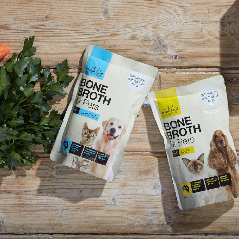 ART OF WHOLE FOOD BEEF BONE BROTH FOR PETS 500G