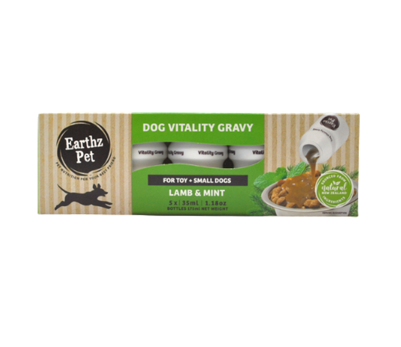 EARTHZ PET SML LAMB & MINT 35ML 5PK