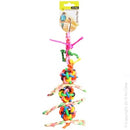 AVIONE BIRD TOY BALLS W/BELL/CORRUGATED BOARD 26CM