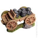 *WHISKY BARREL WAGON 17x11x9CM