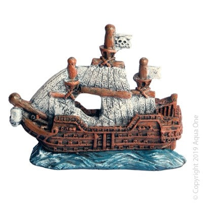 MINI PIRATE SHIP 10.5x3x8.5CM