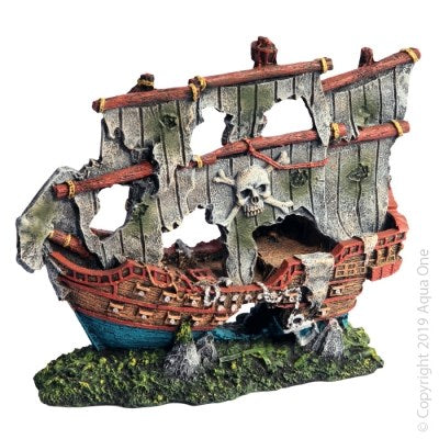 PIRATE SHIP SML 19x8x16CM