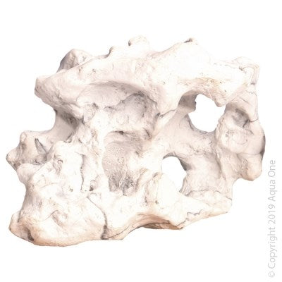 WHITE MARBLE ROCK MED 16x11x12CM