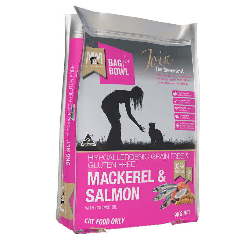 MEALS FOR MEOWS CAT GF MACKEREL & SALMON 9KG