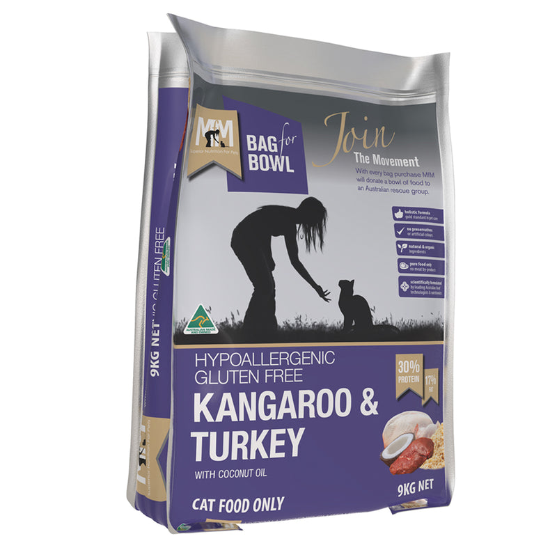 MEALS FOR MEOWS CAT KANGAROO & TURKEY 9KG