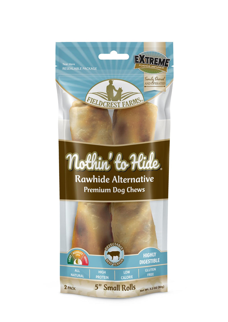 NOTHING TO HIDE SMALL ROLL BEEF 5INCH 2PK