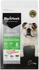 BLACK HAWK ADULT CHICKEN & RICE 3KG