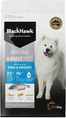 BLACK HAWK ADULT FISH & POTATO 3KG