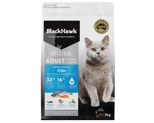 BLACK HAWK FELINE OCEAN FISH 4KG