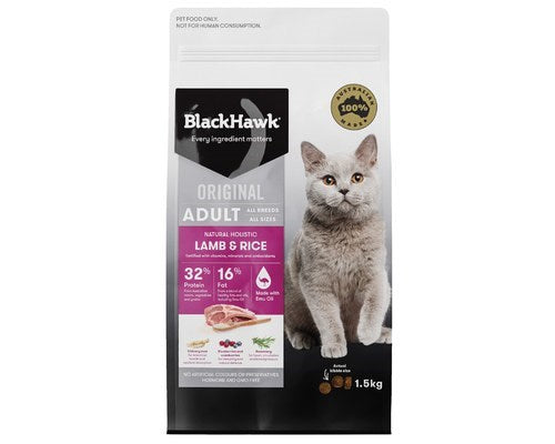 BLACK HAWK FELINE LAMB 1.5KG