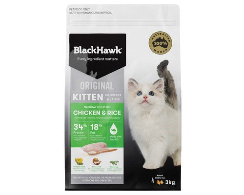 BLACK HAWK FELINE KITTEN CHICKEN 4KG