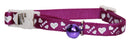 CAT LOVE HEARTS COLLAR PURPLE