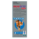 BRAVECTO PLUS CAT MEDIUM BLUE 2.8-6.25KG 2PK