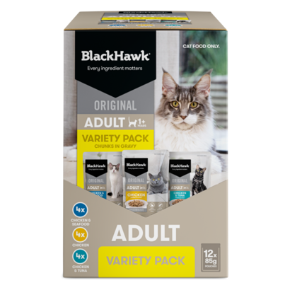 BLACK HAWK CAT VARIETY BOX 12PK