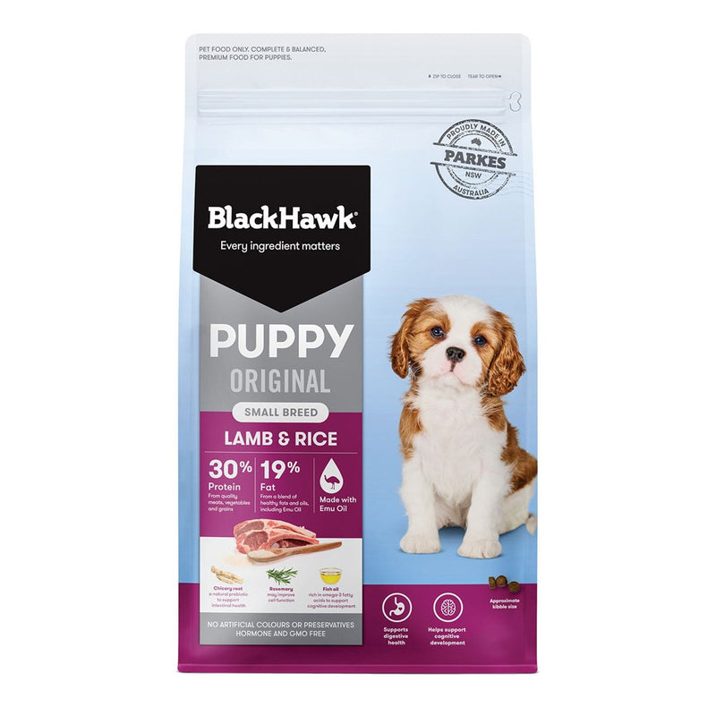 BLACK HAWK PUPPY SMALL LAMB & RICE 10KG