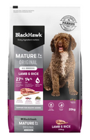 BLACK HAWK MATURE LAMB & RICE 20KG