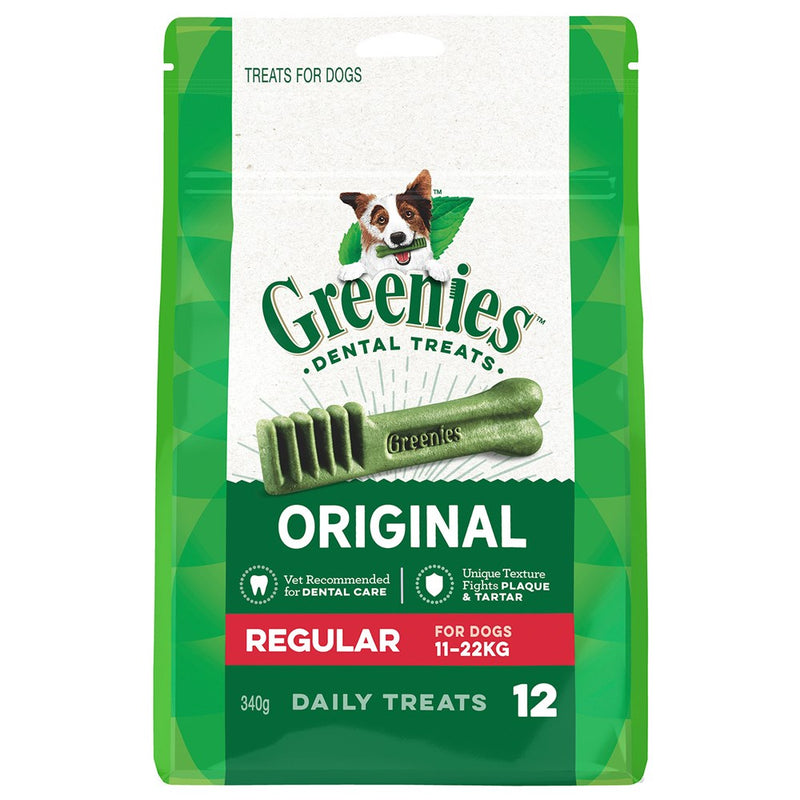 GREENIES TREAT PACK 340G REGULAR