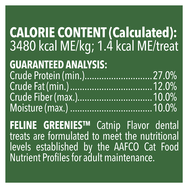 GREENIES FELINE CATNIP 130G