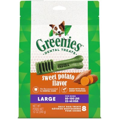 GREENIES SWEET POTATO 340G LARGE