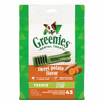 GREENIES SWEET POTATO 340G TEENIE