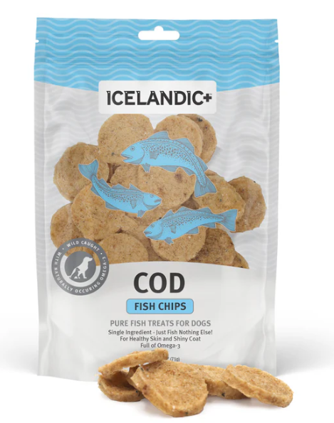 *ICELANDIC DOG COD FISH CHIPS 70G