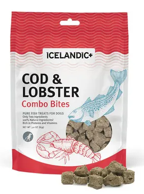 *ICELANDIC DOG COD & LOBSTER BITES 85G