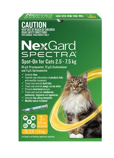 NEXGARD SPECTRA CAT LARGE 3PK