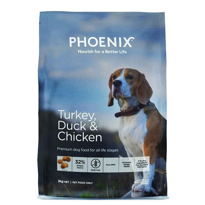 PHOENIX TURKEY DUCK CHICKEN 3KG