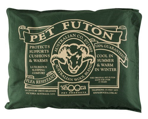 *SNOOZA FUTON ORGANIC COTTON GREEN MIGHTY