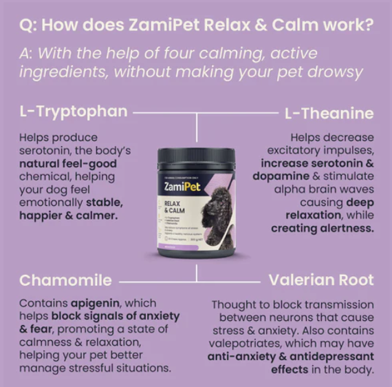 ZAMIPET RELAX & CALM CHEWS 150G