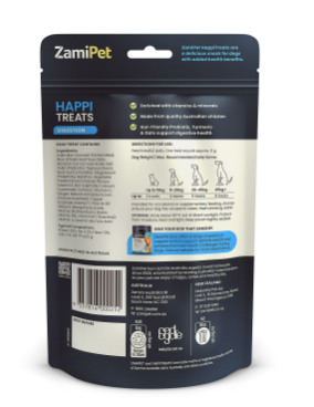 ZAMIPET HAPPITREATS DIGESTION 200G