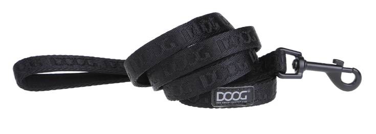 DOOG NEOSPORT NEOPRENE LEAD BLACK SMALL