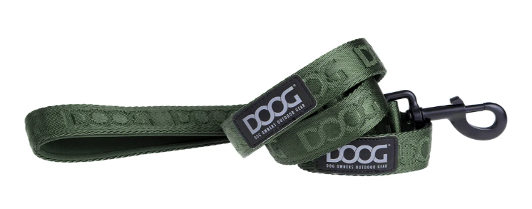 DOOG NEOSPORT NEOPRENE LEAD GREEN LARGE