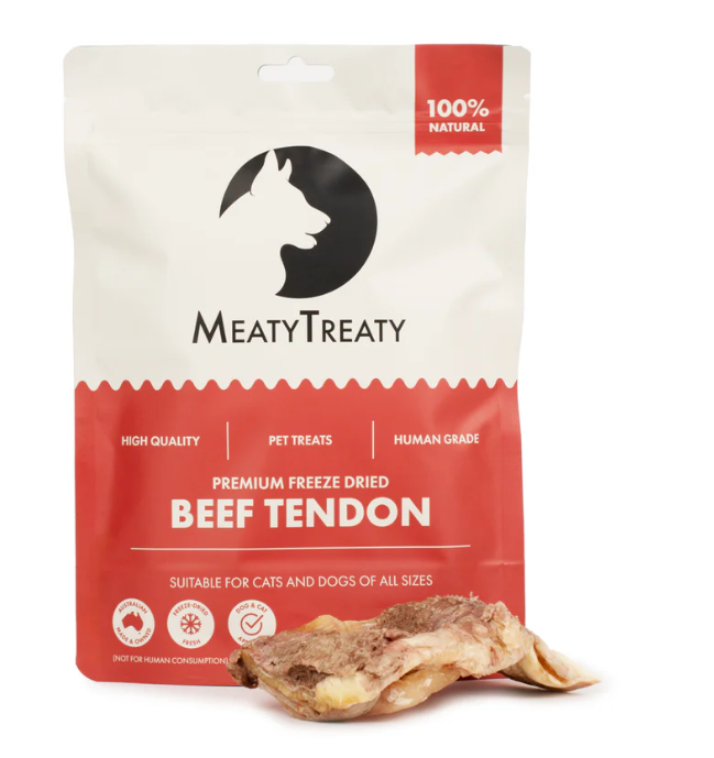 MEATY TREATY CAT & DOG TREATS BEEF TENDON 70G