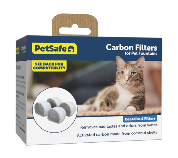 DRINKWELL REPLACEMENT CHARCOAL FILTER 4 PACK