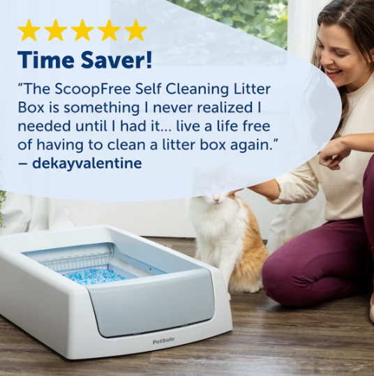 PETSAFE SCOOP FREE CLASSIC SELF CLEANING LITTER BOX