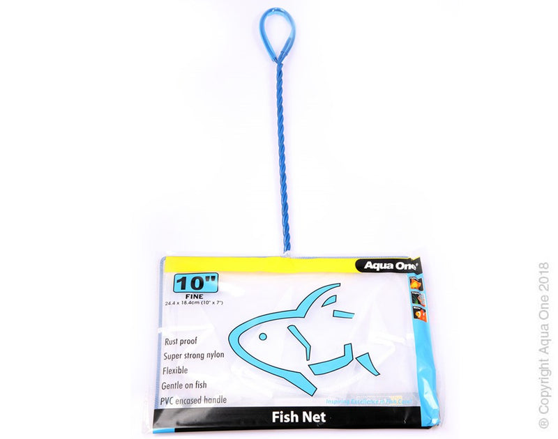 AQUA ONE FISH NET 10INCH/25CM FINE