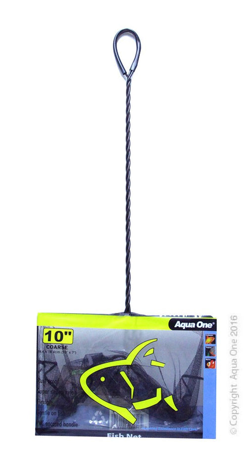AQUA ONE FISH NET 10INCH/25CM COARSE