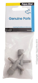 AQUA ONE AIR LINE T CONTROL VALVE 2PK