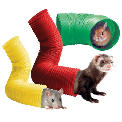 PET ONE TUNNEL CRITTER TUNNEL 15CM RED