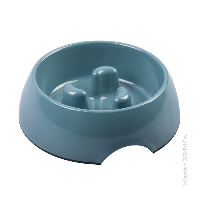 SLOW DOWN BOWL 600ML BLUE STONE